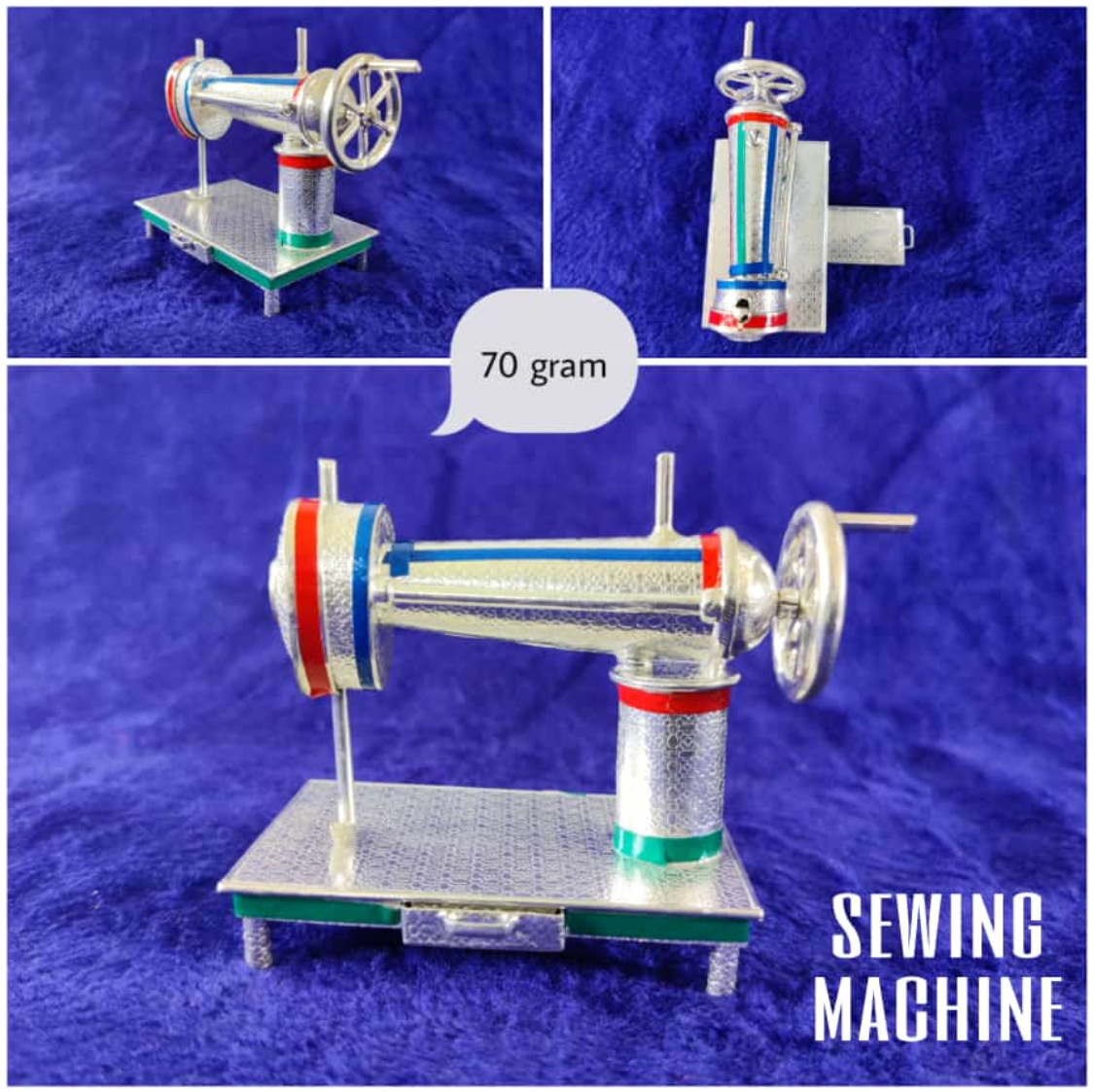Silver Sewing Machine