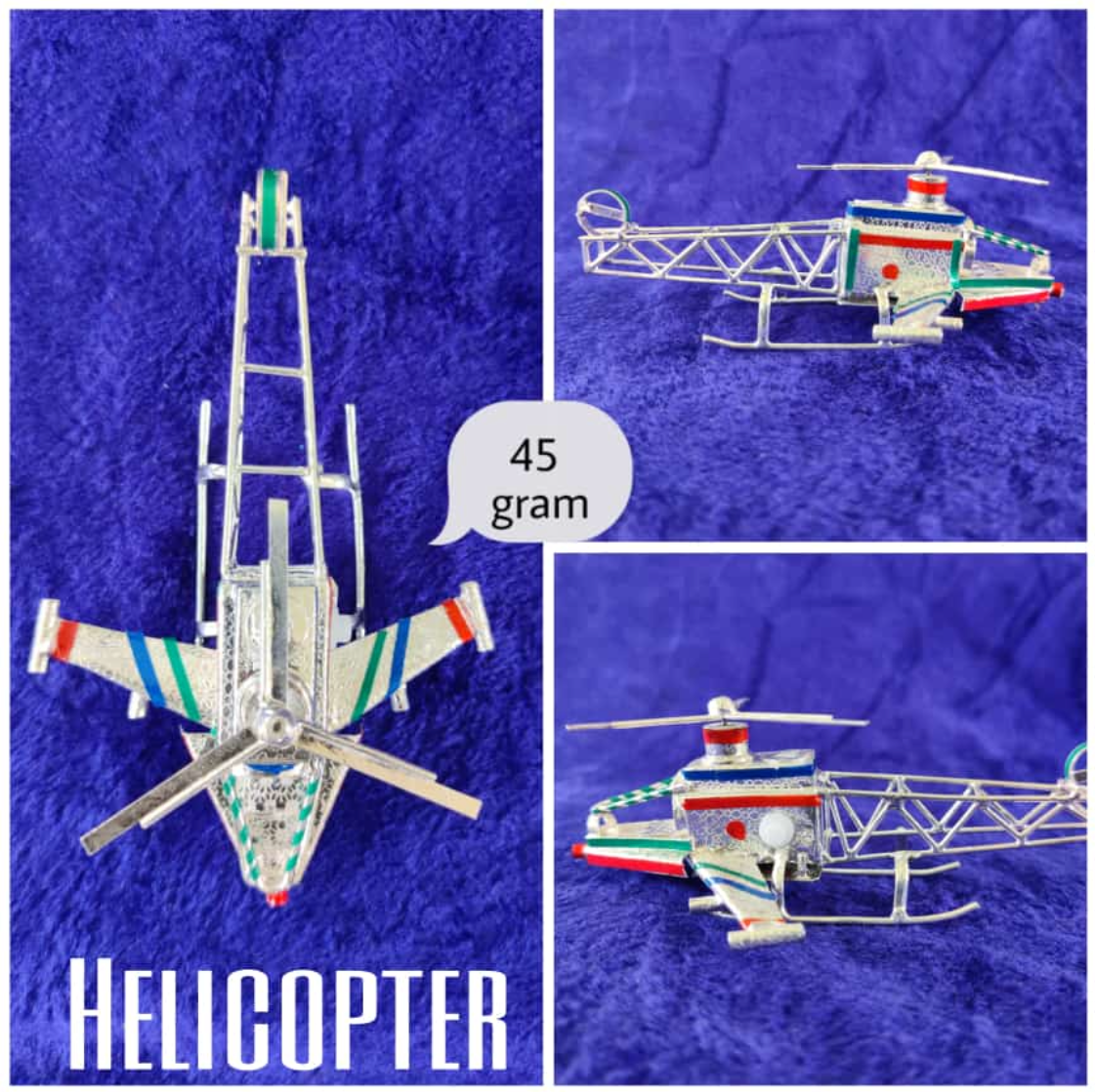 Silver HeliCopter