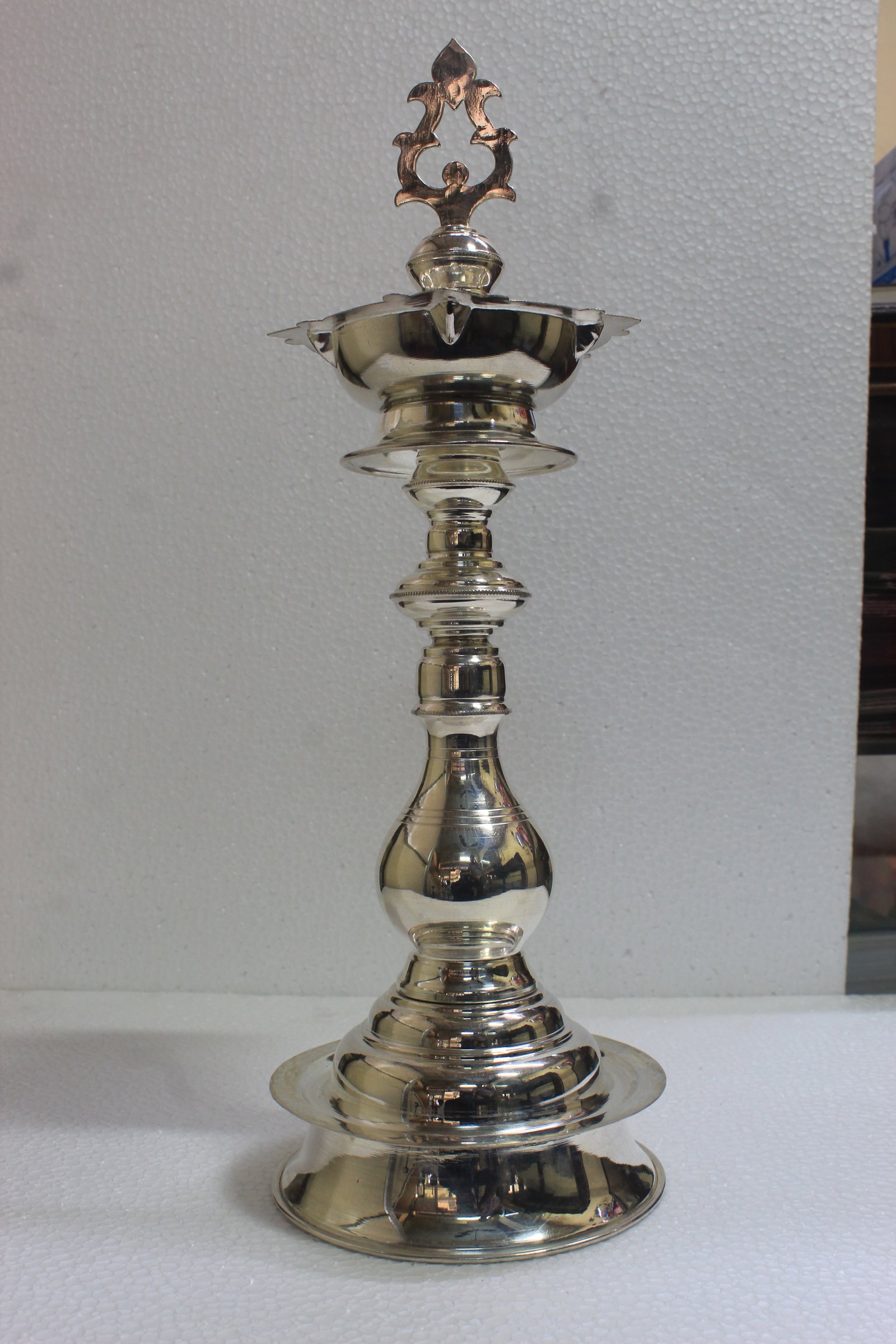 Silver Natangi Lamp Pair