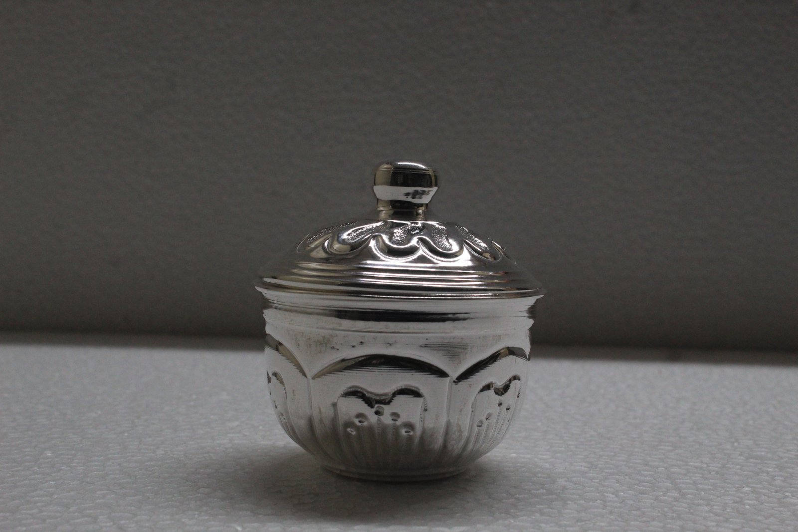 Silver Powder Box
