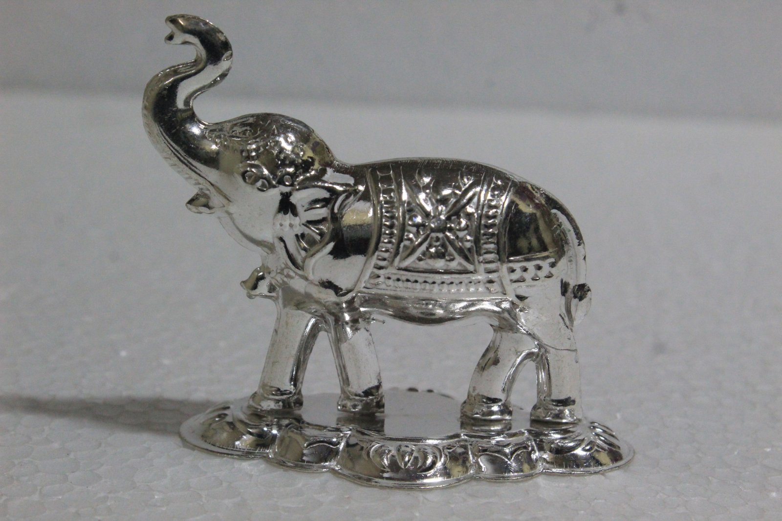 Silver Elephant Pair