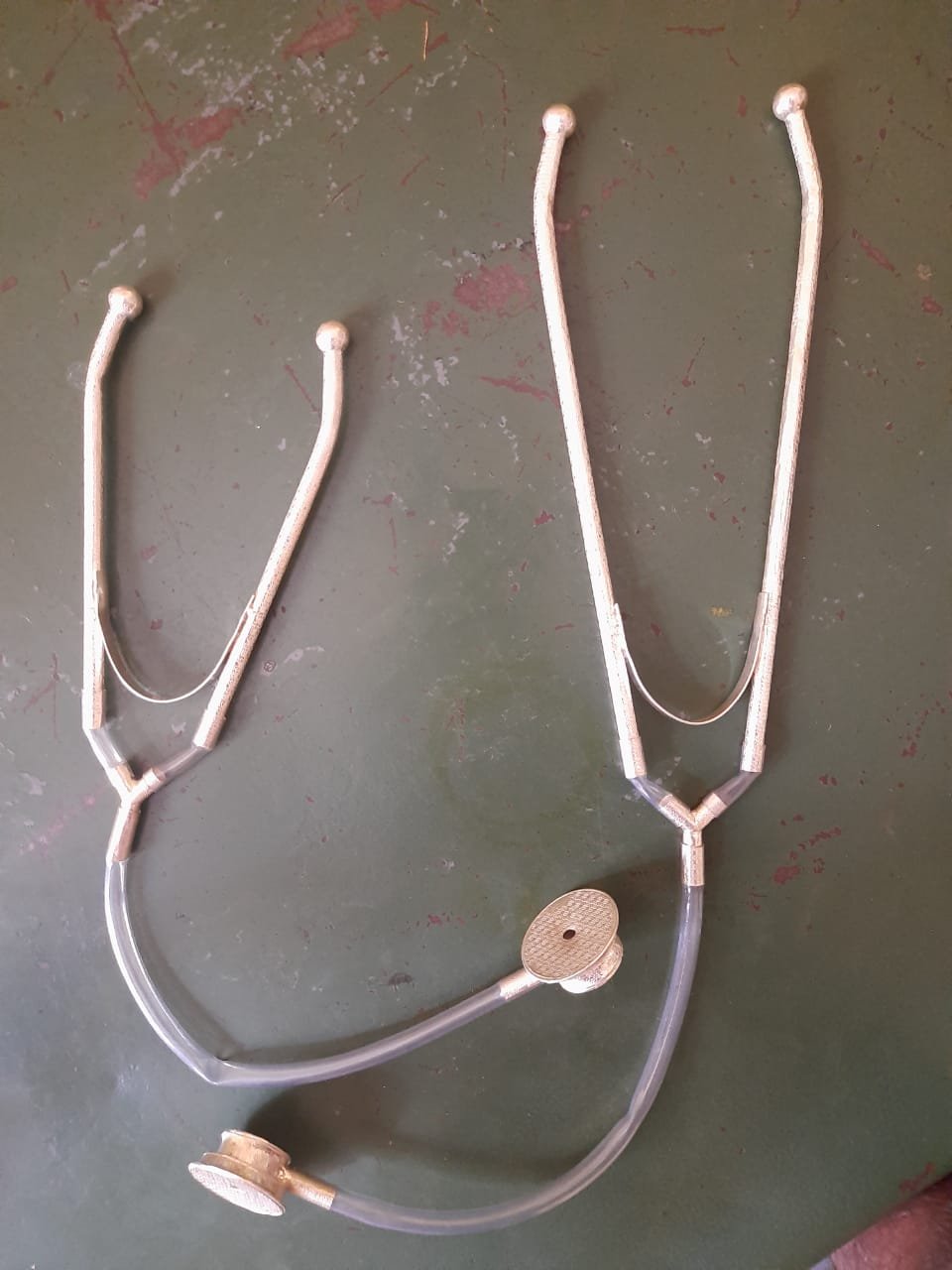 Silver Stethoscope