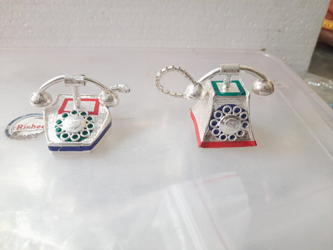 Silver Fan Telephone