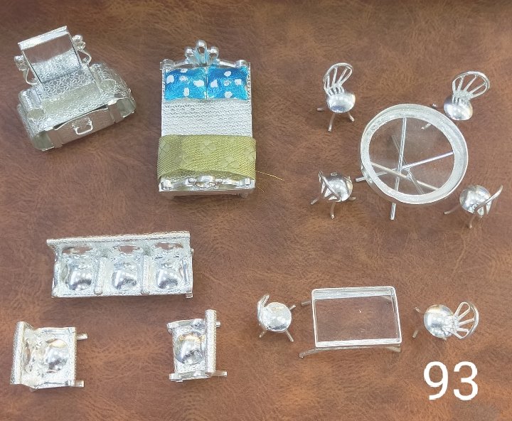 Silver Bedroom Furniture Set