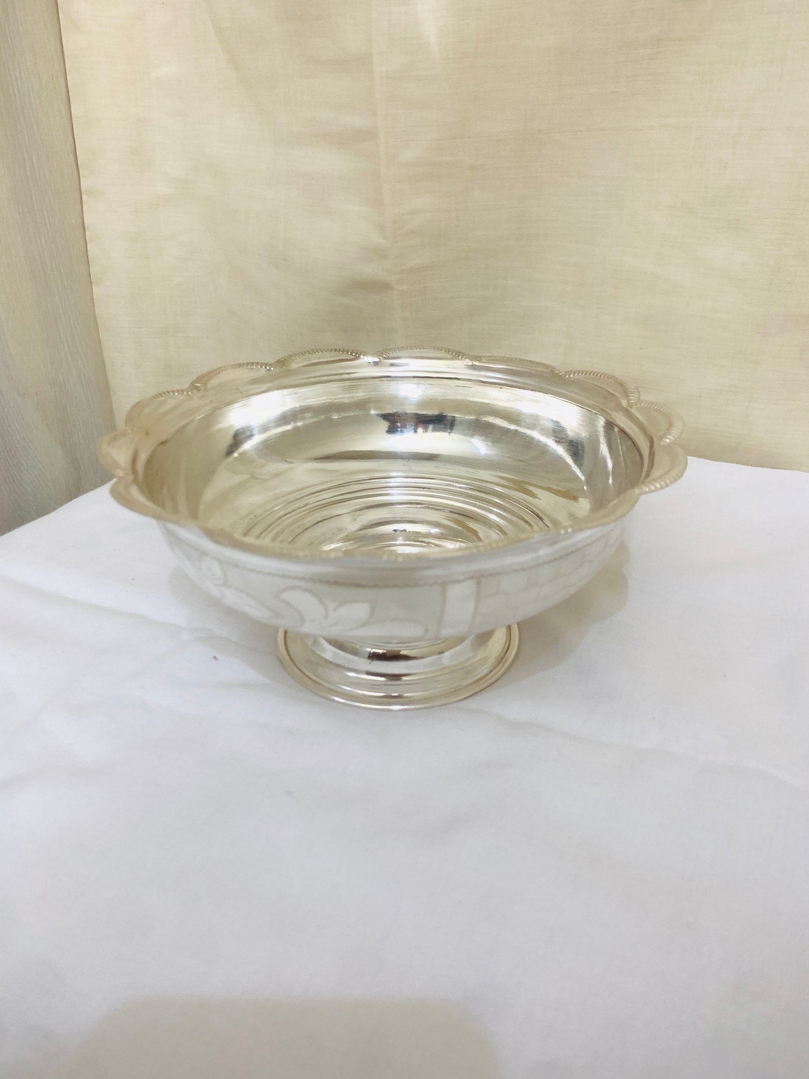 Silver Fancy Bowl