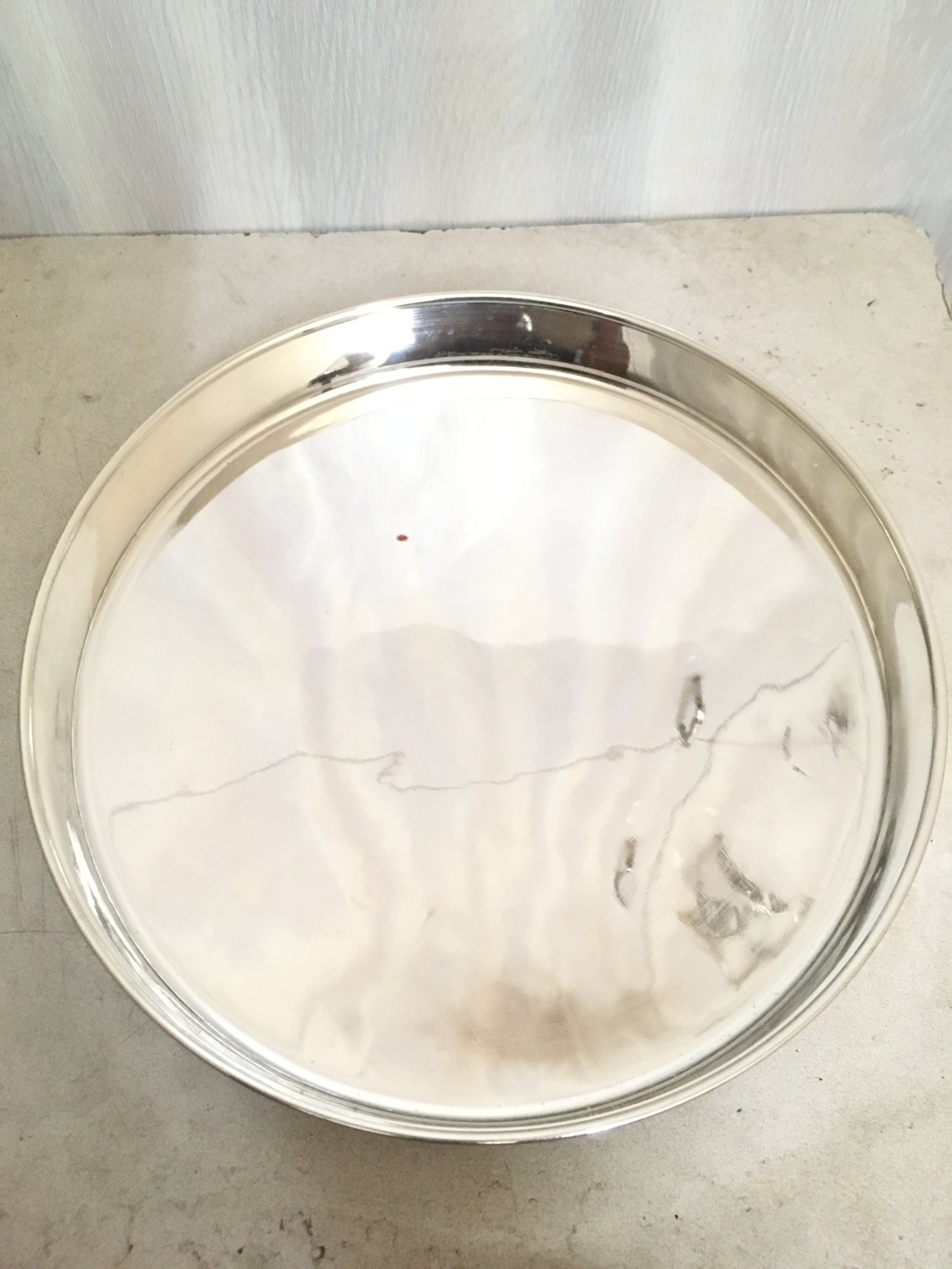 Silver Meals Thali Round Plate
